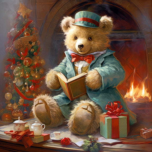 Teddy's Hearthside Christmas