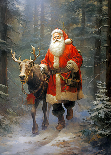 Classic Christmas Santa's Forest Stroll 2